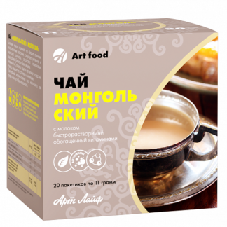 Чай "Монгольский с молоком", Арт Лайф, 18 пакетиков